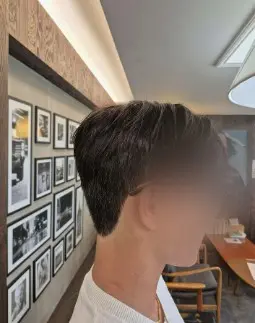 다운펌 시술 후 고객 리뷰 사진 2