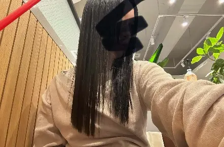 헤어 시술 후 고객 리뷰 사진 1