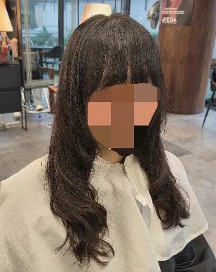 헤어 시술 후 고객 리뷰 사진 1