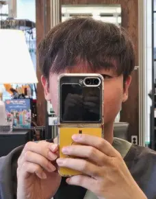 남자펌 시술 후 고객 리뷰 사진 1