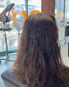 헤어 시술 후 고객 리뷰 사진 1