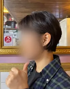 헤어 시술 후 고객 리뷰 사진 2